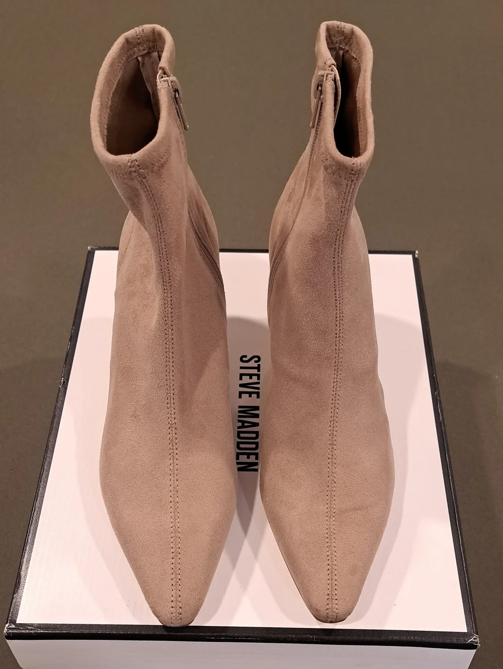 Steve Madden Lianne Bootie - Color: Taupe - Size: 9